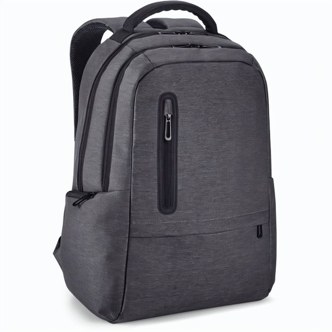 Produktabbildung RE-BOSTON. Wasserdichter Laptop-Rucksack aus recyceltem Nylon in 2 Farben mit Fach aus 210D recyceltem Polyester RE-BOSTON. Wasserdichter Laptop-Rucksack aus recyceltem Nylon in 2 Farben mit Fach aus 210D recyceltem Polyester