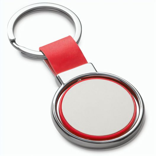 Produktabbildung ALBRIGHT. Schlüsselanhänger aus Metall und PU ALBRIGHT. Schlüsselanhänger aus Metall und PU (Bild 1)
