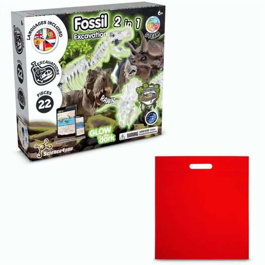 Produktabbildung 2 in 1 Fossil Excavation Kit IV. Lernspiel lieferung inklusive einer non-woven tasche (80 g/m²) 2 in 1 Fossil Excavation Kit IV. Lernspiel lieferung inklusive einer non-woven tasche (80 g/m²) (Bild 1)