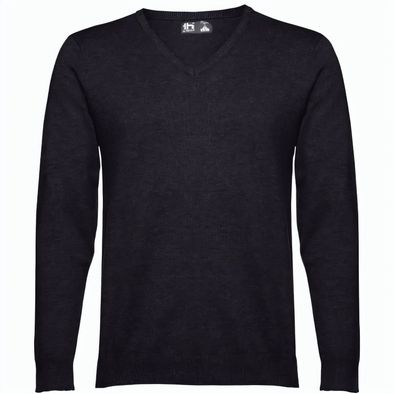 Produktabbildung THC MILAN. Herren-Pullover mit V-Ausschnitt aus Baumwolle und Polyamid THC MILAN. Herren-Pullover mit V-Ausschnitt aus Baumwolle und Polyamid
