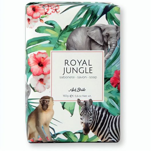 ROYAL JUNGLE. Mit grüner Tonerde angereicherte Seifen (160g) (Bild 1)