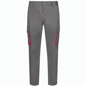 VL HYPNOS. Zweifarbige Twill-Hose mit mehreren Taschen (200 g/m²), aus Baumwolle (35 %) und Polyester (65 %)