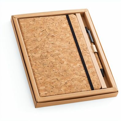FREUD. A5 Notizblock und Kugelschreiberset aus Kork