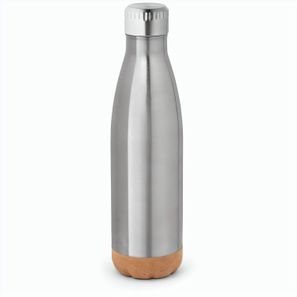 SOLBERG. Thermosflasche aus Edelstahl und Korkboden, 560 ml