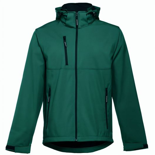 THC ZAGREB. Herren-Softshell-Jacke aus Polyester und Elastan (Bild 1)
