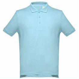 THC ADAM. Kurzarm-Poloshirt aus Baumwolle für Herren