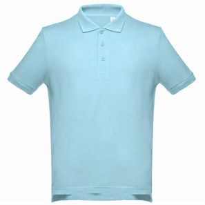 THC ADAM. Kurzarm-Poloshirt aus Baumwolle für Herren