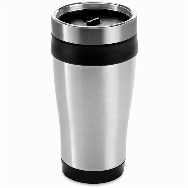 Produktabbildung BATUM. Reisebecher aus Edelstahl und PP, 420 ml BATUM. Reisebecher aus Edelstahl und PP, 420 ml