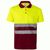 VL CUPID. Zweifarbiges Poloshirt im Bird-Eye-Design (160g/m²) mit kurzen Ärmeln, aus Polyester (100%)