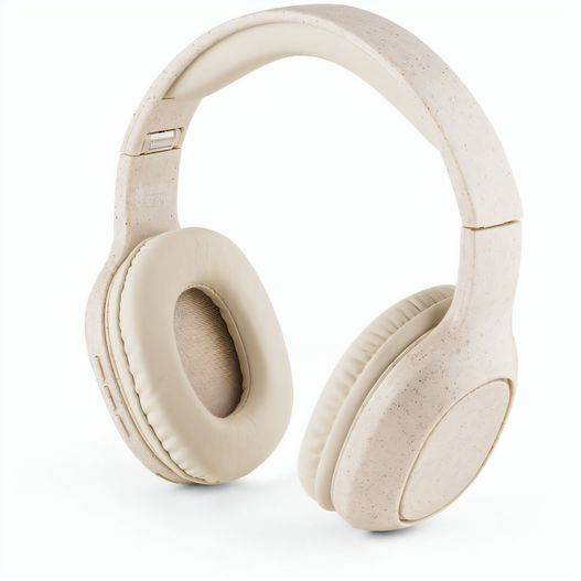FEYNMAN. Kopfhörer wireless und faltbar mit 4 Stunden Akkulaufzeit aus Weizenstroh und ABS (Bild 1)