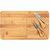 WOODS. Käsebrett aus Bambus mit 2 Utensilien aus Edelstahl (Bild 3)