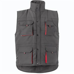 VL NERGAL. Steppweste, zweifarbig, mit mehreren Taschen (120g/m²), aus Polyester (100%)