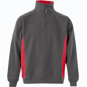 VL SVAROG. Zweifarbiges Frottee-Sweatshirt (260 g/m²), aus Polyester (65 %) und Baumwolle (35 %)