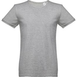 THC SAN MARINO. Kurzärmeliges Herren-T-Shirt aus gekämmter Baumwolle