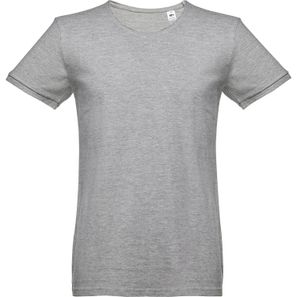 THC SAN MARINO. Kurzärmeliges Herren-T-Shirt aus gekämmter Baumwolle