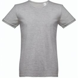 THC SAN MARINO. Kurzärmeliges Herren-T-Shirt aus gekämmter Baumwolle