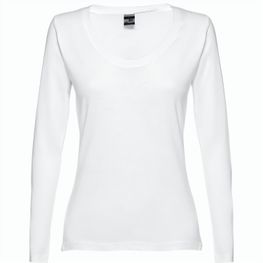 THC BUCHAREST WOMEN WH. Langärmeliges tailliertes T-Shirt für Frauen