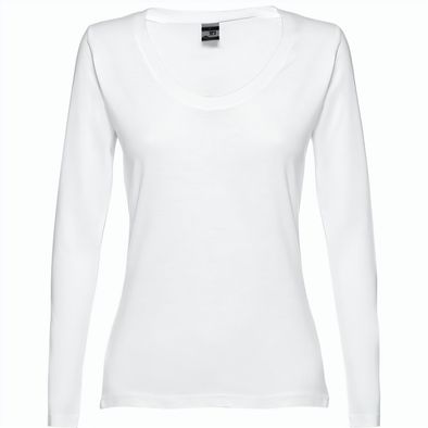 THC BUCHAREST WOMEN WH. Langärmeliges tailliertes T-Shirt für Frauen