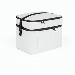 Produktabbildung CANCUN LARGE. Kühltasche aus 600D, recyceltem Polyester, mit verstellbarem Gurtband 14 L CANCUN LARGE. Kühltasche aus 600D, recyceltem Polyester, mit verstellbarem Gurtband 14 L