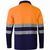 VL VULCAN LARGE. Zweifarbiges Poloshirt im Bird-Eye-Design (160g/m²) mit langen Ärmeln, aus Polyester (100%) (Bild 4)