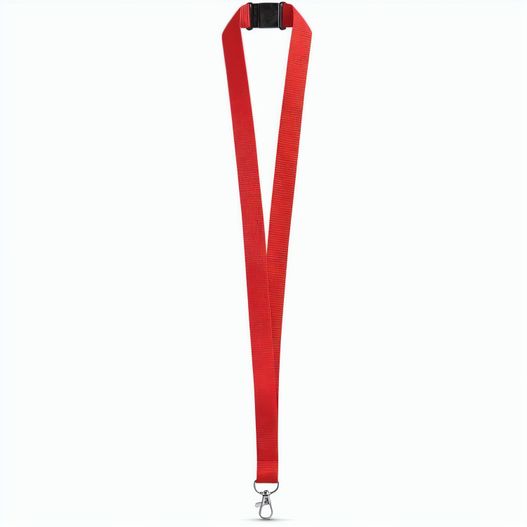 LEEDS. Lanyard aus Polyester mit Sicherheitsverschluss (Bild 1)