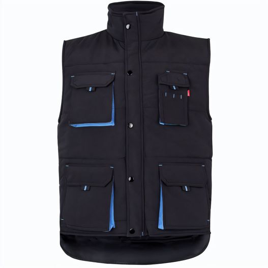 Produktabbildung VL NERGAL. Steppweste, zweifarbig, mit mehreren Taschen (120g/m²), aus Polyester (100%) VL NERGAL. Steppweste, zweifarbig, mit mehreren Taschen (120g/m²), aus Polyester (100%) (Bild 1)