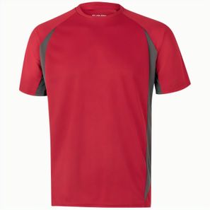 VL SLAYER. Zweifarbiges technisches T-Shirt mit Bird-Eye-Design (160 g/m²), aus Polyester (100%)