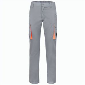 VL HYPNOS. Zweifarbige Twill-Hose mit mehreren Taschen (200 g/m²), aus Baumwolle (35 %) und Polyester (65 %)