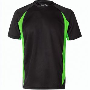 VL SLAYER. Zweifarbiges technisches T-Shirt mit Bird-Eye-Design (160 g/m²), aus Polyester (100%)