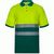 VL ACHELOUS. Zweifarbiges Piqué-Poloshirt (150g/m²) mit kurzen Ärmeln, aus Baumwolle (55%) und Polyester (45%)