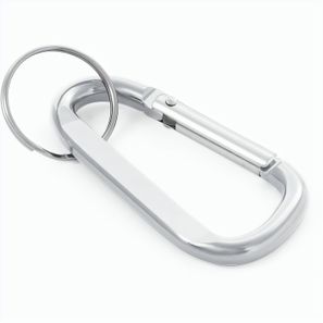 MATTHEW. Karabinerclip aus Aluminium mit Schlüsselring