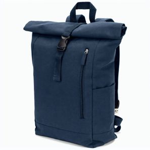 SAINT. Roll-Top-Rucksack aus recyceltem Baumwolle und recyceltem Polyester (380 g/m²)