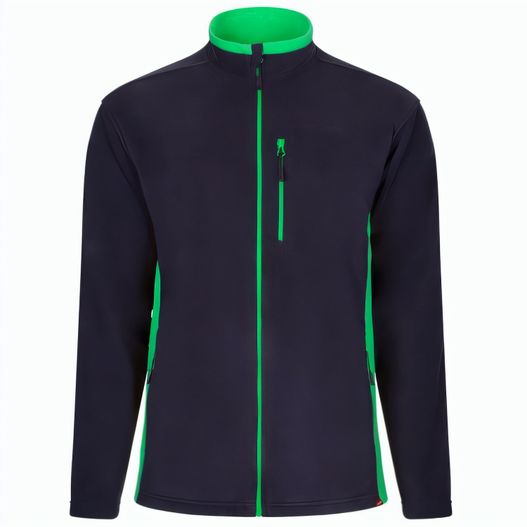 VL GERAS. Zweifarbige Fleecejacke (220g/m²) aus Polyester (100%) (Bild 1)