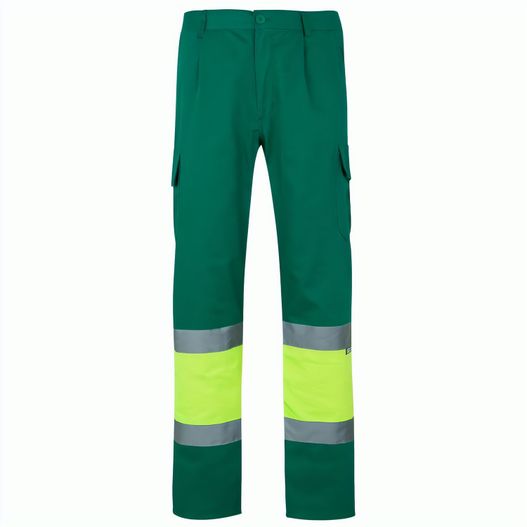 VL POSEIDON. Zweifarbige Twill-Hose mit mehreren Taschen (210 g/m²), aus Baumwolle (20%) und Polyester (80%) (Bild 1)