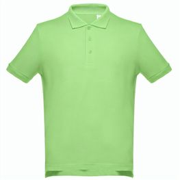 THC ADAM. Kurzarm-Poloshirt aus Baumwolle für Herren