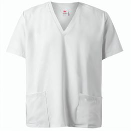 VL FLORA. Kurzarm-Tunika (140 g/m²), aus 100 % Mikrofaser