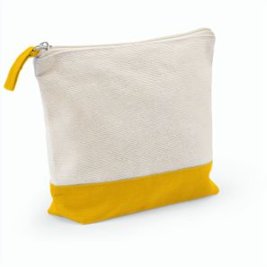 DAPHNE. Kosmetiktasche aus 100 % Baumwolle (320 g/m²), zweifarbig