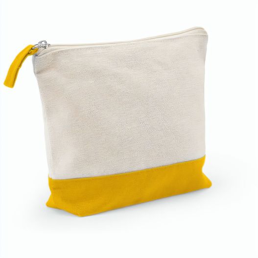 DAPHNE. Kosmetiktasche aus 100 % Baumwolle (320 g/m²), zweifarbig (Bild 1)