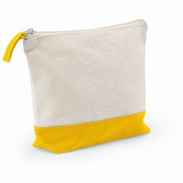 DAPHNE. Kosmetiktasche aus 100 % Baumwolle (340 g/m²), zweifarbig