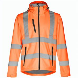 THC ZAGREB WORK. Softshell-Jacke mit hoher Sichtbarkeit (Unisex)