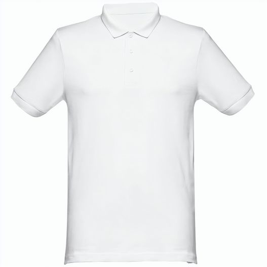 THC MONACO WH. Kurzarm-Poloshirt für Herren aus kardierter Baumwolle (Bild 1)