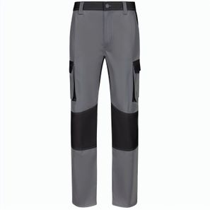 VL NJORD. Zweifarbige Twill-Hose mit mehreren Taschen (240 g/m²), aus Baumwolle (35%) und Polyester (65%)
