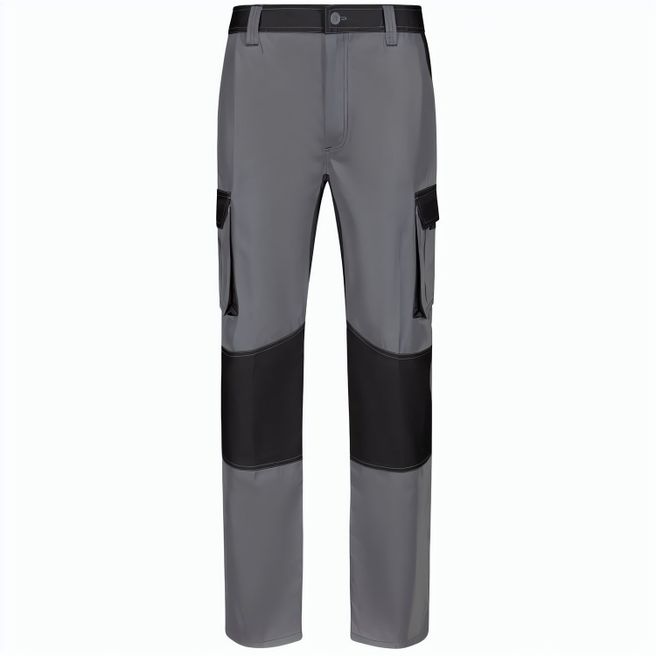 VL NJORD. Zweifarbige Twill-Hose mit mehreren Taschen (240 g/m²), aus Baumwolle (35%) und Polyester (65%)