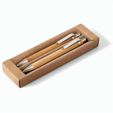 Produktabbildung GREENY. Schreibset mit Kugelschreiber und Minenbleistift aus Bambus GREENY. Schreibset mit Kugelschreiber und Minenbleistift aus Bambus