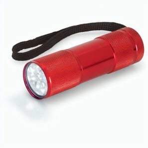 FLASHY. Taschenlampe aus Aluminium mit 9-LEDs