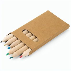 BIRD. Buntstift Schachtel mit 6 Buntstiften