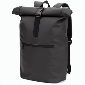 PORTLAND. Roll-Top-Rucksack aus PU mit Laptopfach, 16“