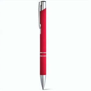 BETA SOFT. Kugelschreiber aus Aluminium mit Gummifinish
