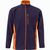 VL GERAS. Zweifarbige Fleecejacke (220g/m²) aus Polyester (100%)