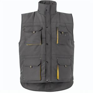 VL NERGAL. Steppweste, zweifarbig, mit mehreren Taschen (120g/m²), aus Polyester (100%)